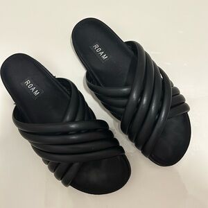 Black ROAM slides with little wear.